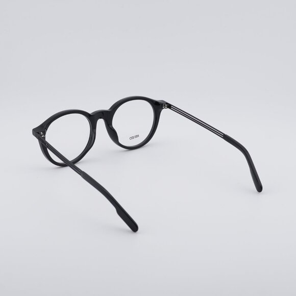 Kenzo KZ50015U 001 Eyeglasses Shiny Black 51mm Round Frame - Picture 9 of 10